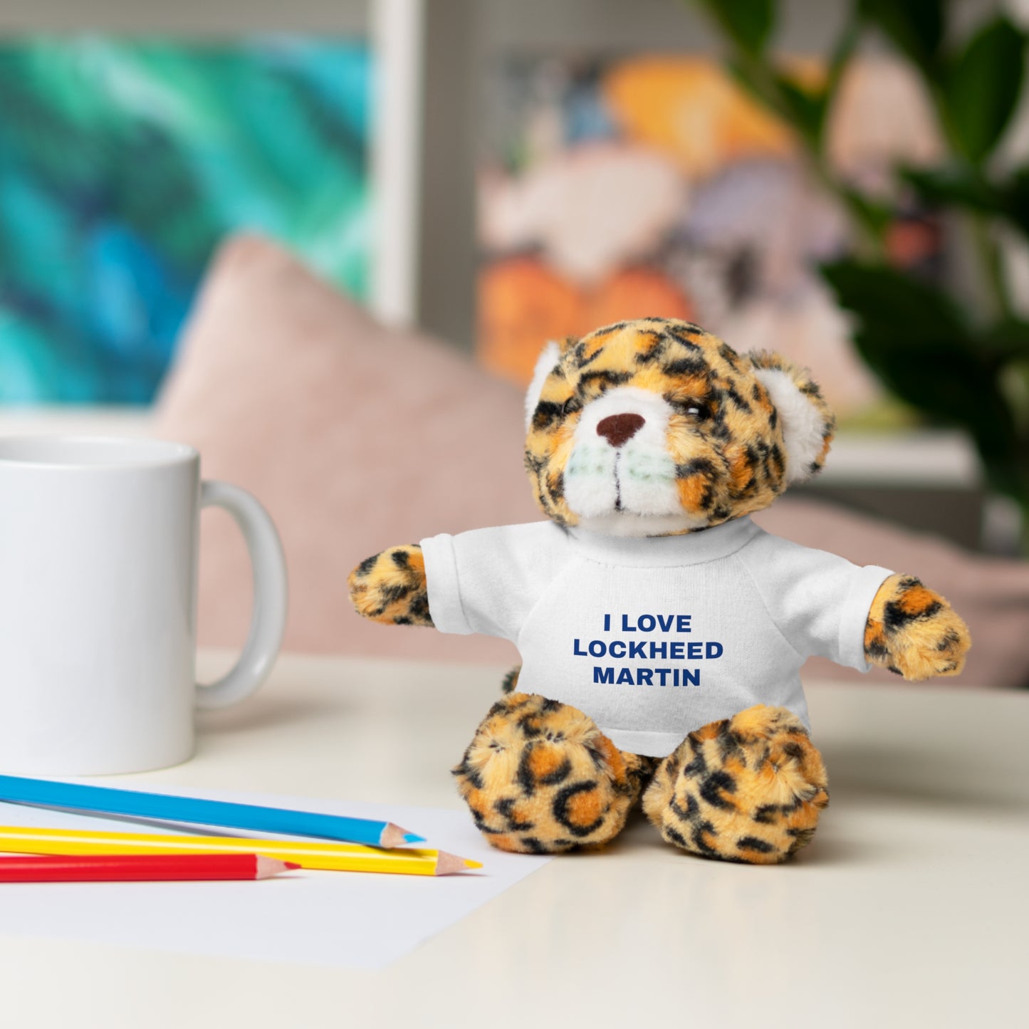 I Love Lockheed Martin Plush Animal